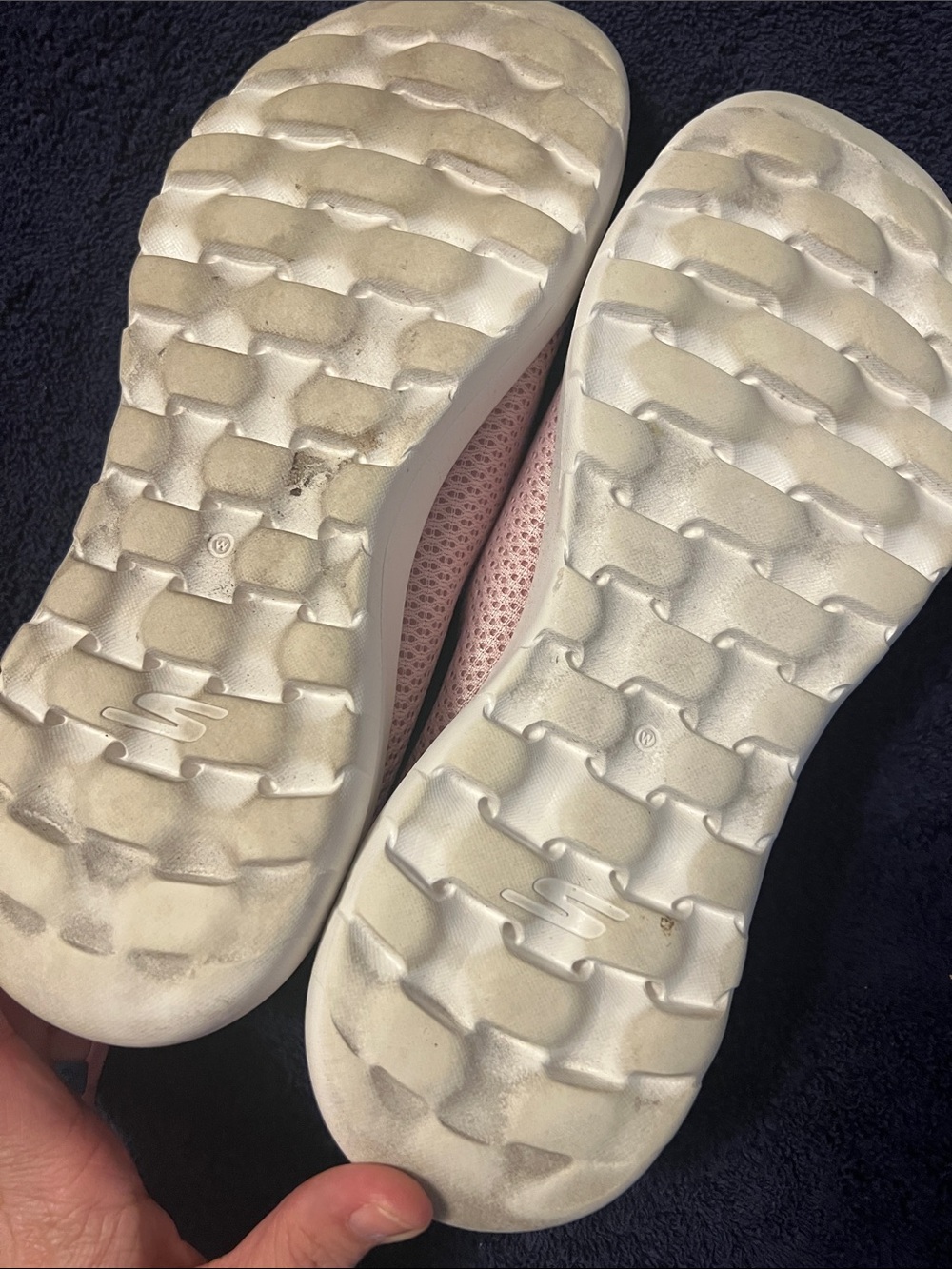Skechers Women's Light Pink Slip-On GOwalk Max Sneakers size 10 - Picture 5 of 13